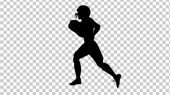 American Football silhouette alt