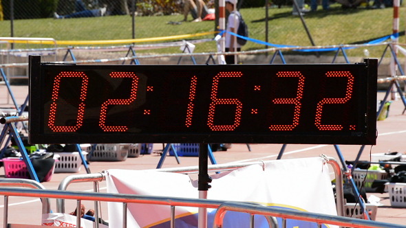 Chronometer Running in Sport Event