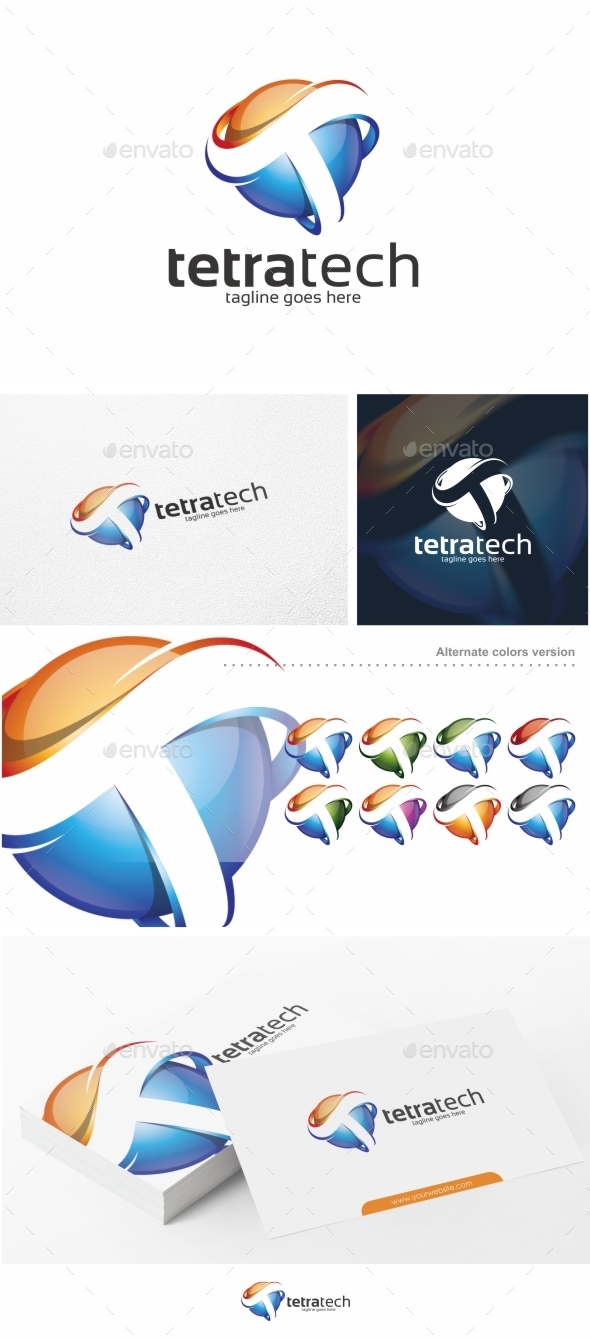 Tetratech / T Letter - Logo Template