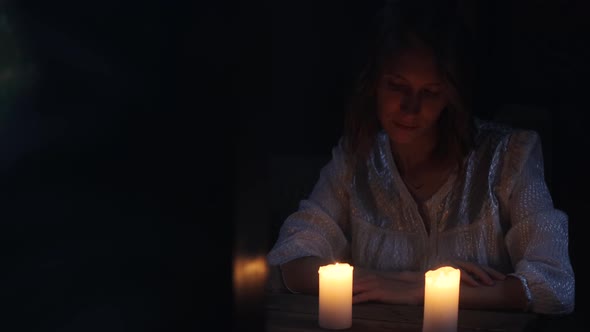 Woman and Candles