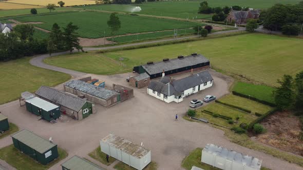 Beautiful Drone Footage of Workers at a Berry Farm in Scotland