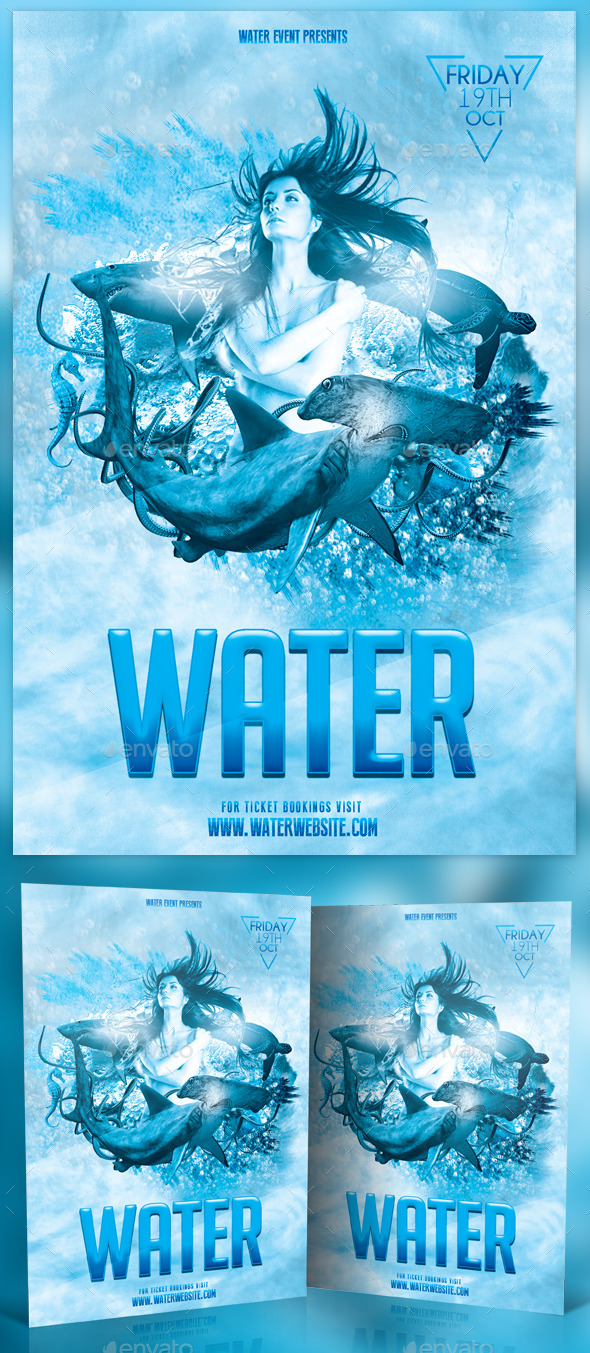 Water Photoshop Flyer