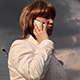 Beautiful Girl Talking on Mobile Phone - VideoHive Item for Sale