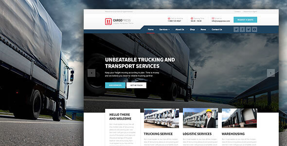 CargoPress - Logistic, Warehouse & Transport WP