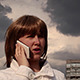 Girl Speaking On The Mobile Phone Emotionally - VideoHive Item for Sale