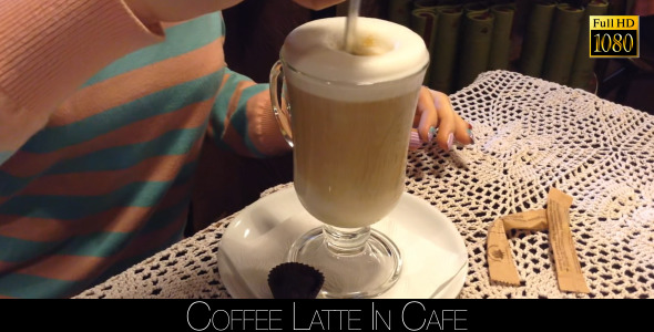 Coffee Latte In Cafe 2