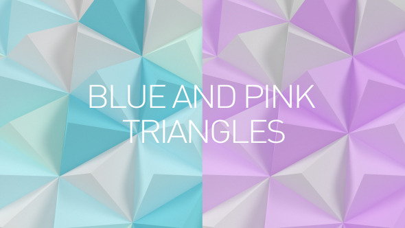 Pastel Colored Low Poly Surface