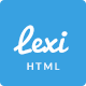 Lexi Mobile App HTML - ThemeForest Item for Sale