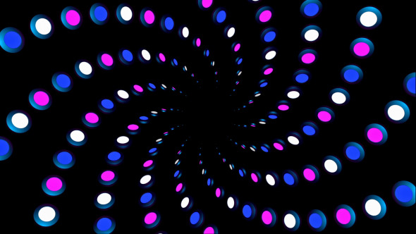 Colorful LED Tunnel