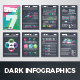 Dark Infographic Brochure Vector Elements Kit 7 - GraphicRiver Item for Sale