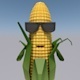 Low poly corn character - 3DOcean Item for Sale