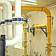 Pipes and Meters in the Boiler Room in the Plant - VideoHive Item for Sale