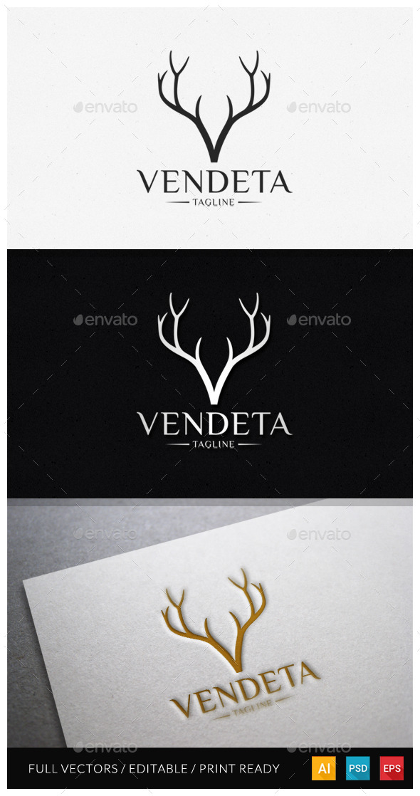 Vendeta - Letter V Logo Template
