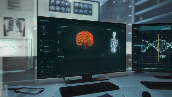 Medical Illness Diagnosis System Finds Brain Tumor During Patients Examination alt