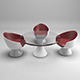 Modern Table-Chair - 3DOcean Item for Sale