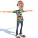 3d cartoon character - Jimmy Boy - 3DOcean Item for Sale