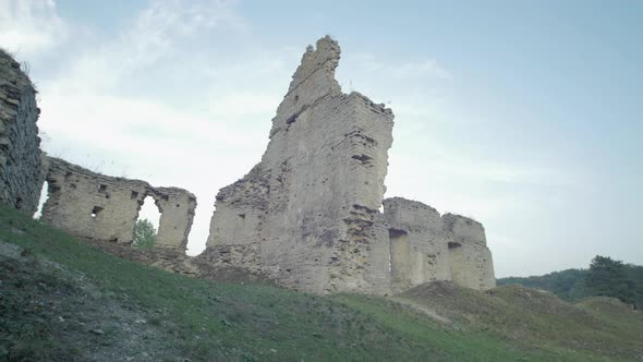 Bucach Castle ruins in Ternopil