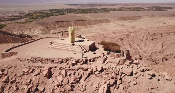 The archaeological site of Pukara de Quitor in Atacama Desert.