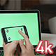 Using Phone with Green Screen Laptop - VideoHive Item for Sale