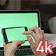Using Smartphone with Green Screen Laptop - VideoHive Item for Sale
