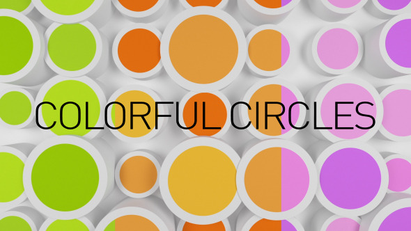 Background With Colorful Circles