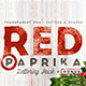 Red Paprika - Creative Lettering - GraphicRiver Item for Sale