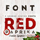 Red Paprika - Custom Fonts - GraphicRiver Item for Sale