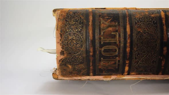 Old Holy Bible Side View