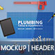 Plumbing Tools & Equipment's Mockup | Hero-Image - GraphicRiver Item for Sale