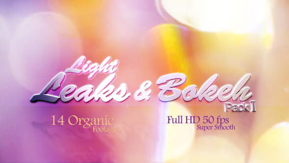 Light Leaks & Bokeh Pack I 