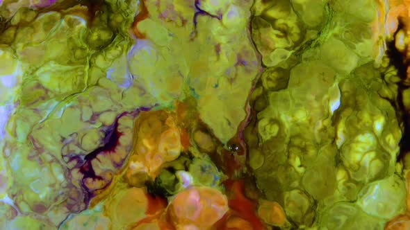 Abstract Colorful Sacral Liquid Waves Texture 315
