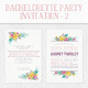 Bachelorette Party Invitation - 2 - GraphicRiver Item for Sale