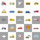 Vehicles Icons - GraphicRiver Item for Sale