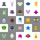 Monsters Icons - GraphicRiver Item for Sale