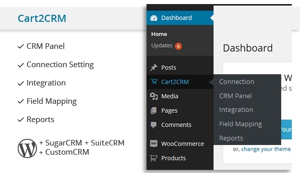 Cart2CRM - Woocommerce and SugarCRM integration