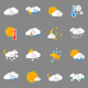 Weather Icons - GraphicRiver Item for Sale