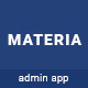 Materia - Responsive Admin Template - ThemeForest Item for Sale