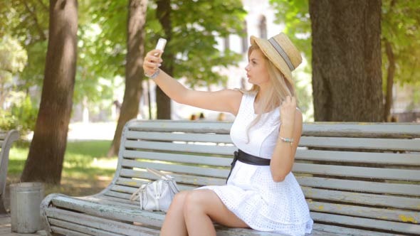 Girl Taking Selfie