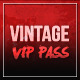 Vintage - Elegant Vip Pass Template - GraphicRiver Item for Sale