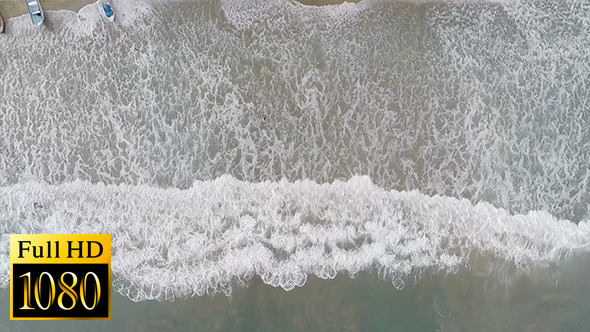 Flying TopShot in Beach