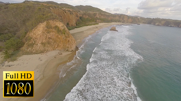 Flying over Virgin Beach