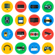 Devices Circle Icons - GraphicRiver Item for Sale