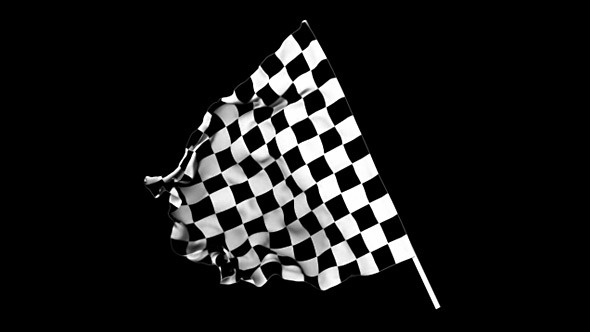 Checkered Flag Wipe Transitions