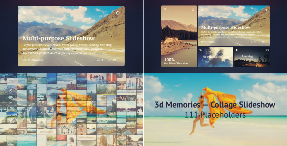 3D Memories — Collage Slideshow alt