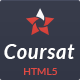 Coursat – Responsive Course HTML5 Site Template  - ThemeForest Item for Sale
