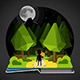 Pop-Up Book with Forest - GraphicRiver Item for Sale