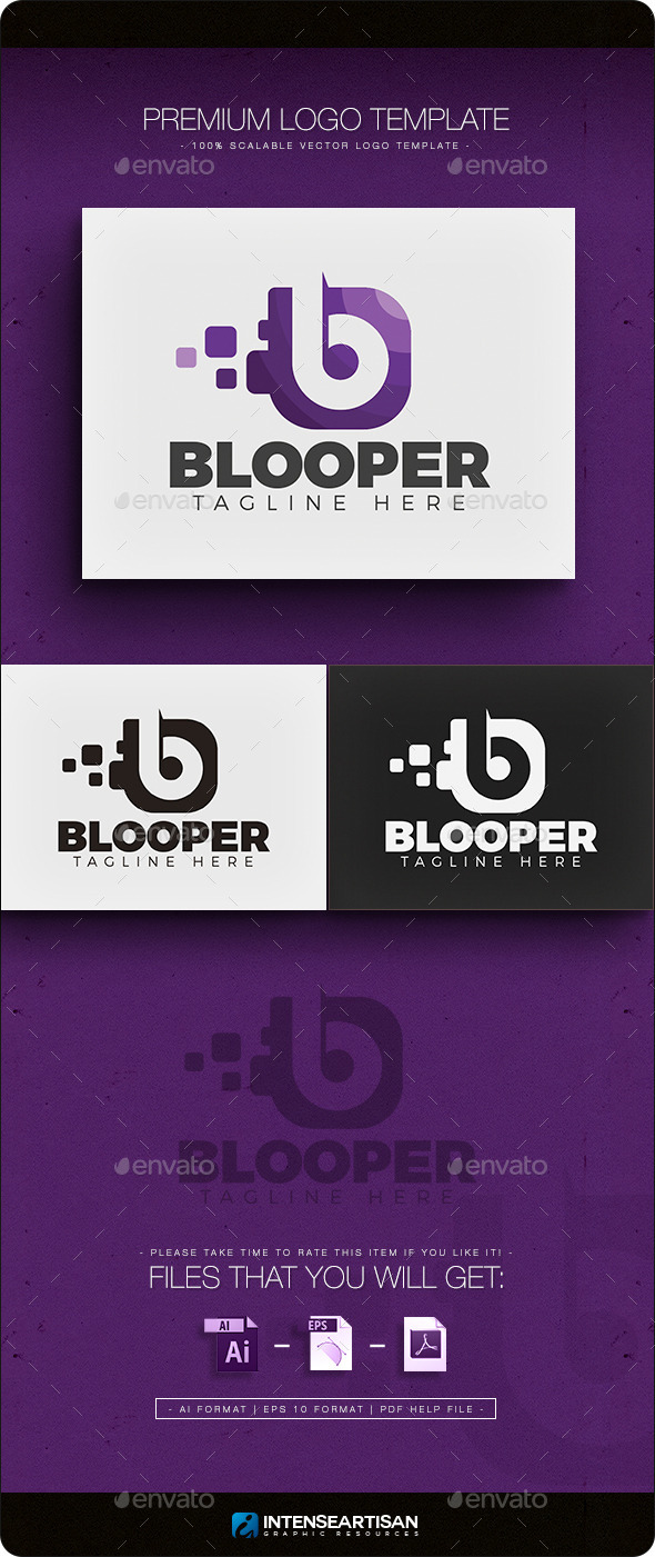 Blooper V.2 - Letter B Logo