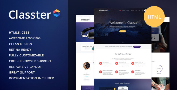 Classter | Multi-Purpose HTML Theme