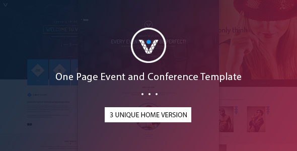 VnEvent - One Page Event and Conference Template