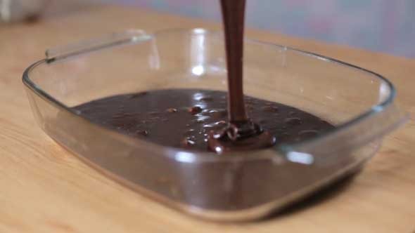 Pouring Chocolate